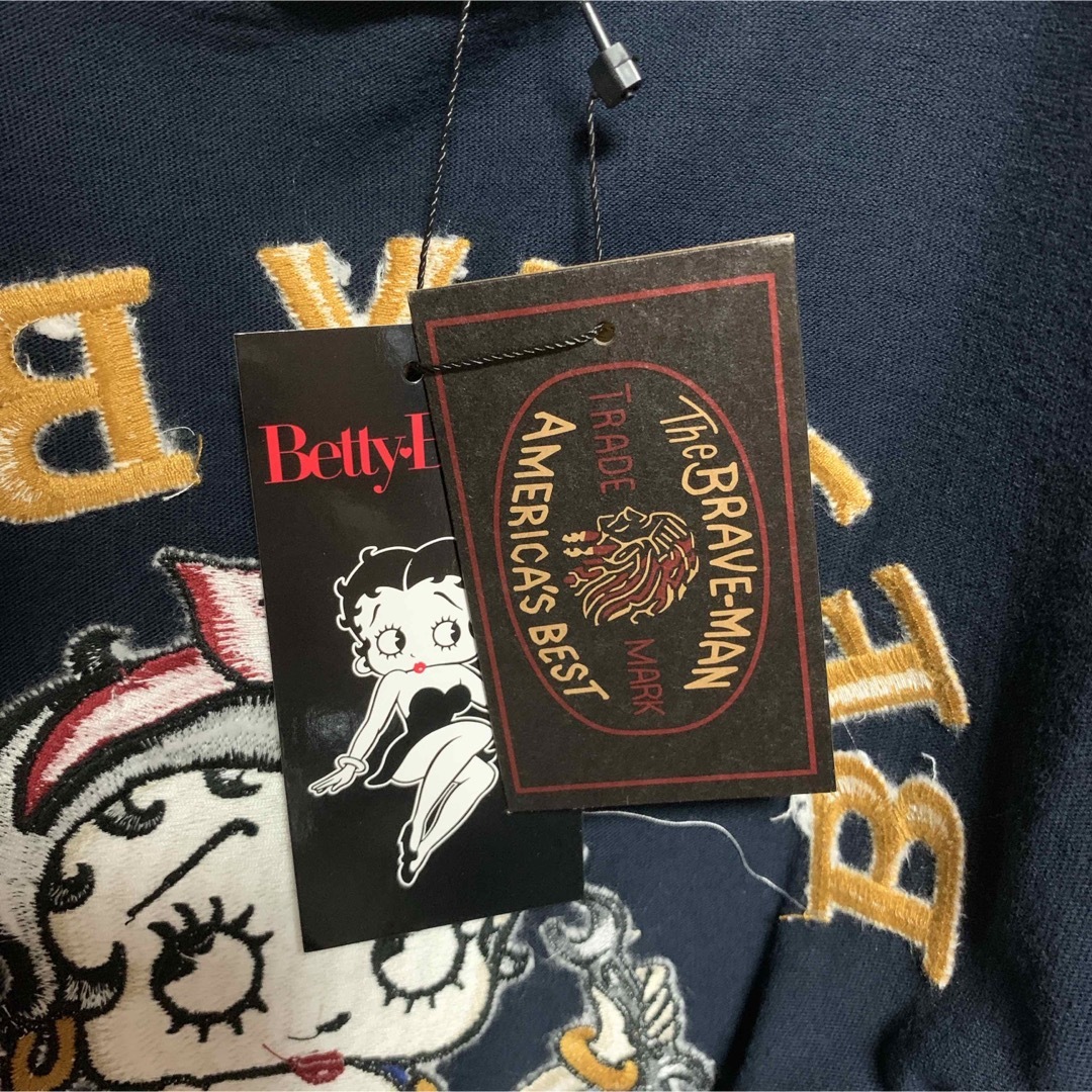 Betty Boop(ベティブープ)の【✨人気商品✨】ブレイブマン 　ベティブープ　 半袖Ｔシャツ 　OE糸 メンズのトップス(Tシャツ/カットソー(半袖/袖なし))の商品写真