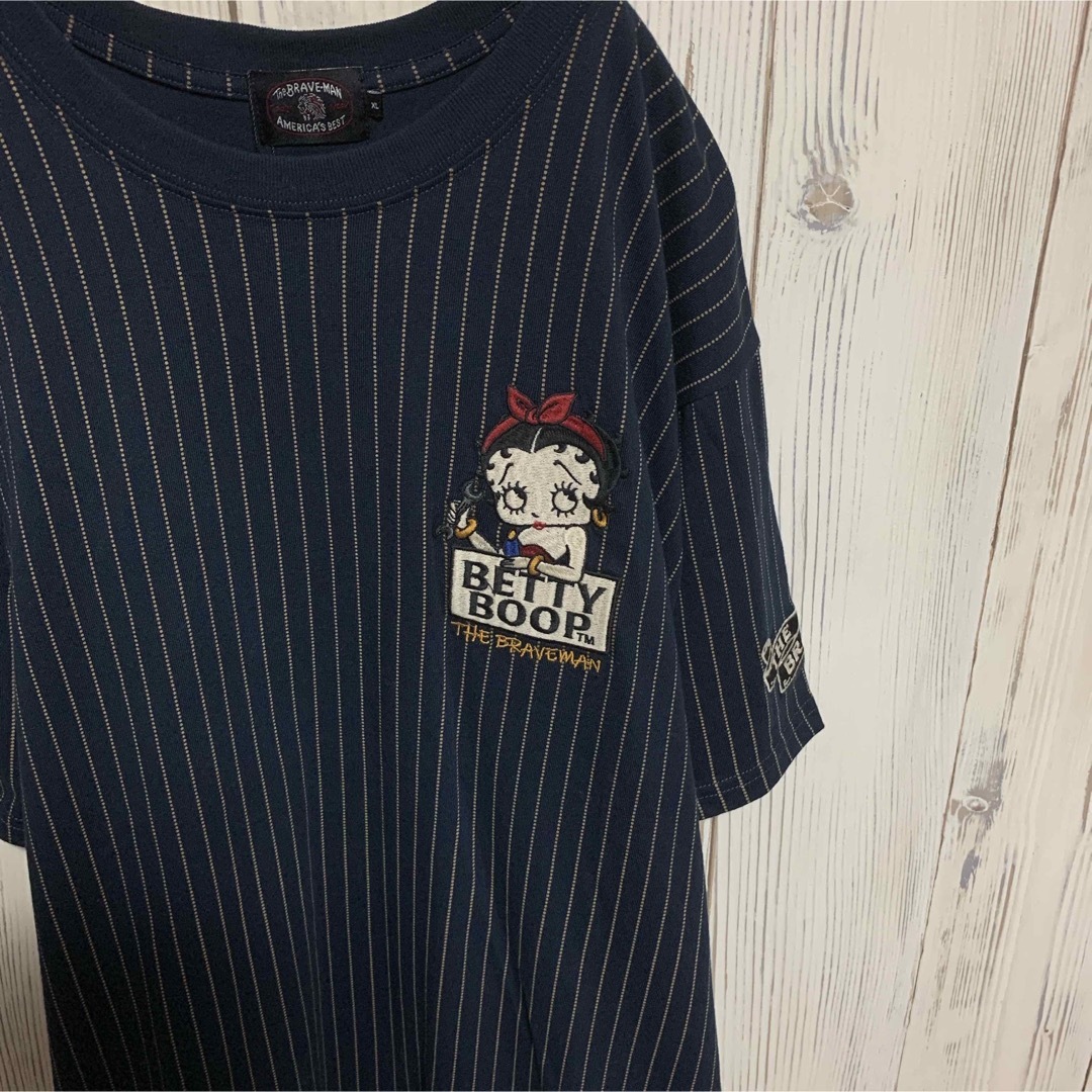 Betty Boop(ベティブープ)の【✨人気商品✨】ブレイブマン 　ベティブープ　 半袖Ｔシャツ 　OE糸 メンズのトップス(Tシャツ/カットソー(半袖/袖なし))の商品写真