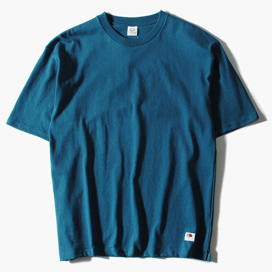 Ron Herman(ロンハーマン)のFruit Of The Loom 8ozビッグTシャツ ブルーM 厚手 ヘビー メンズのトップス(Tシャツ/カットソー(半袖/袖なし))の商品写真