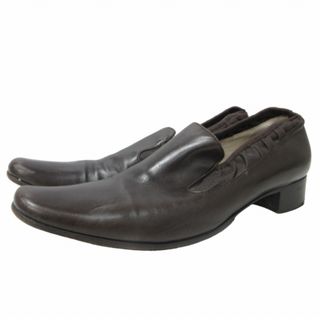 ドリスヴァンノッテン レザーシューズ ローファー 茶色 約24㎝ STK www