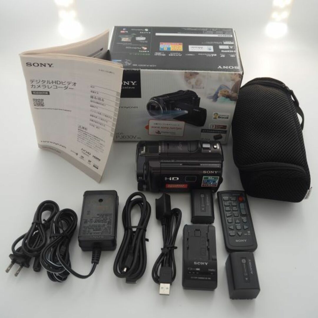 □極上品□ SONY ビデオカメラ HANDYCAM PJ630V-