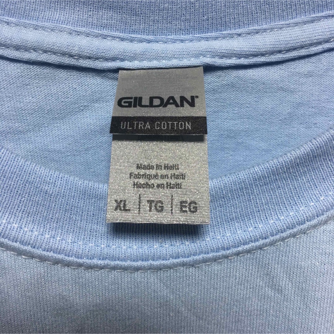 GILDAN(ギルタン)のGILDANギルダン☆半袖無地Tシャツ★ポケット無し☆ライトブルー☆XLサイズ メンズのトップス(Tシャツ/カットソー(半袖/袖なし))の商品写真