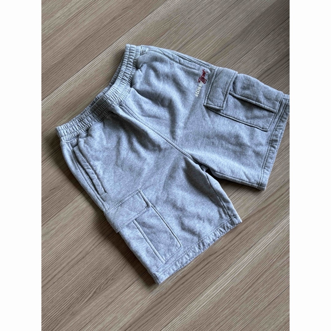 Stussy Sport Cargo Fleece Short グレー M Stussy Sport Cargo Fleece Short グレー M