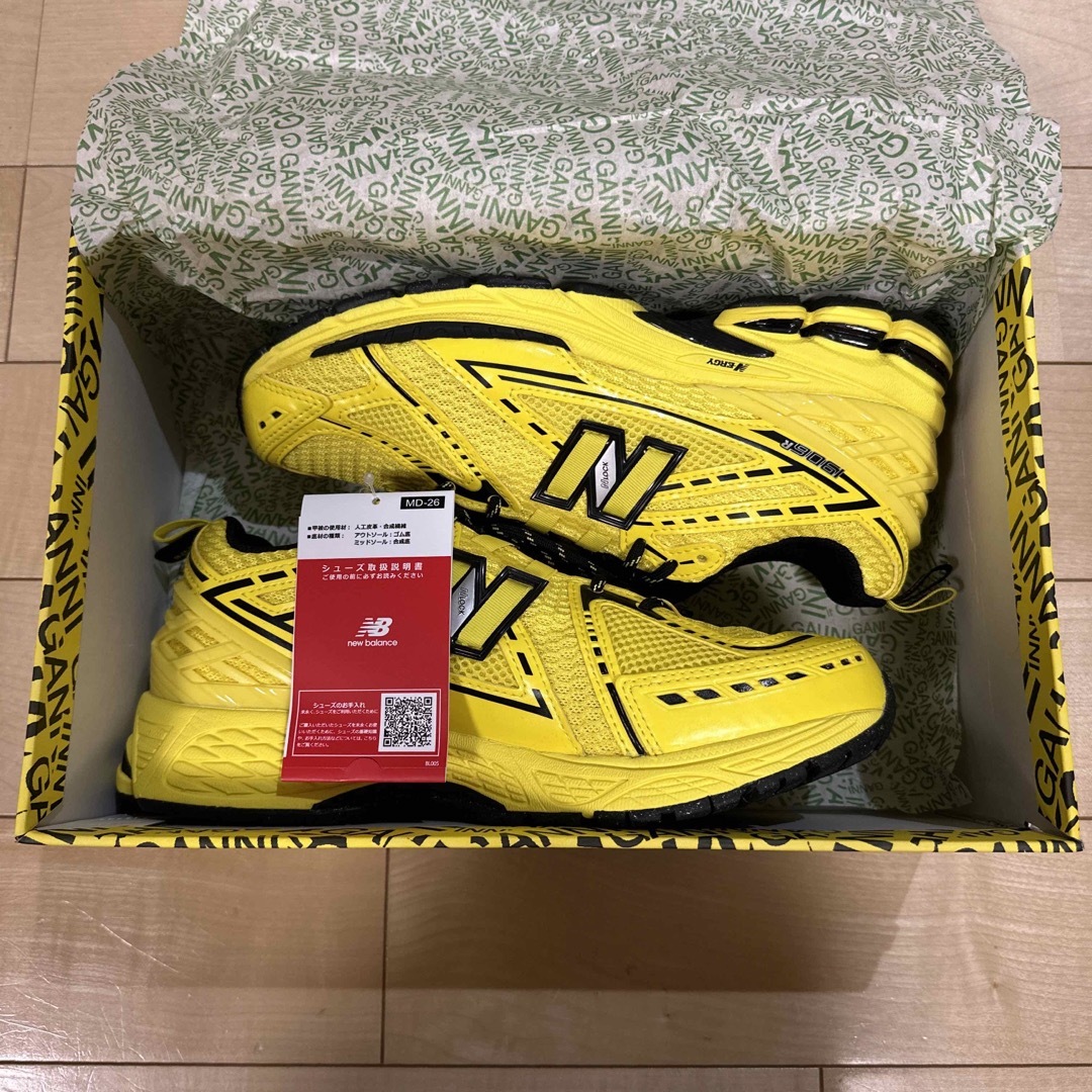 【26cm】GANNI × New Balance 1906R GA イエロー