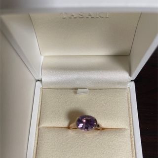 タサキ(TASAKI)の【現行 極美品】Tasaki/田崎アメシストK18リング14号(リング(指輪))