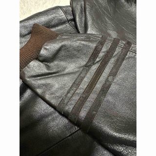 希少 adidas ネイバーフッド コラボ レザージャケット 本革 ブラック-
