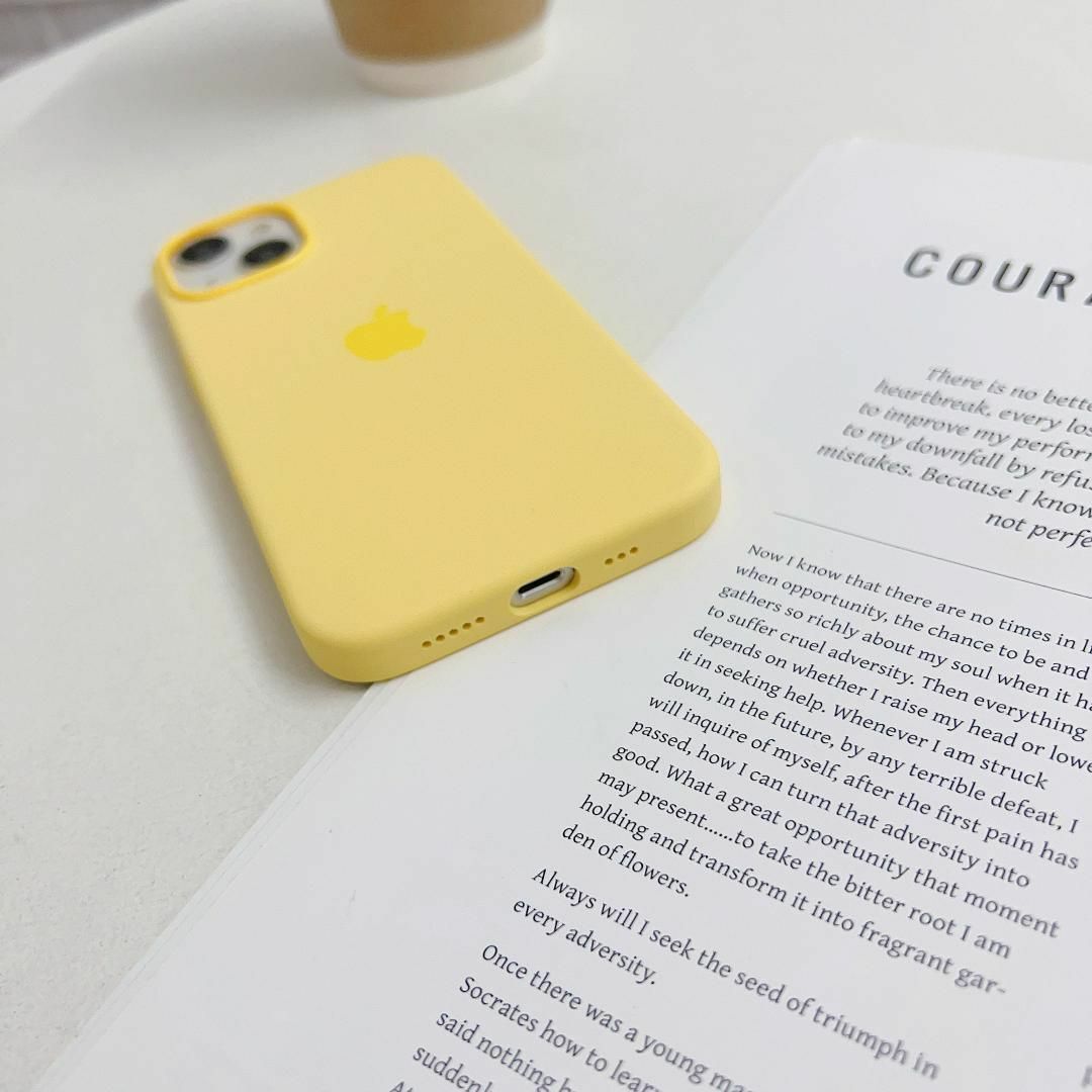 新品】純正互換品iPhone 14 pro シリコンケース サングローの 新品】純正互換品iPhone 14 pro シリコンケース サングローの