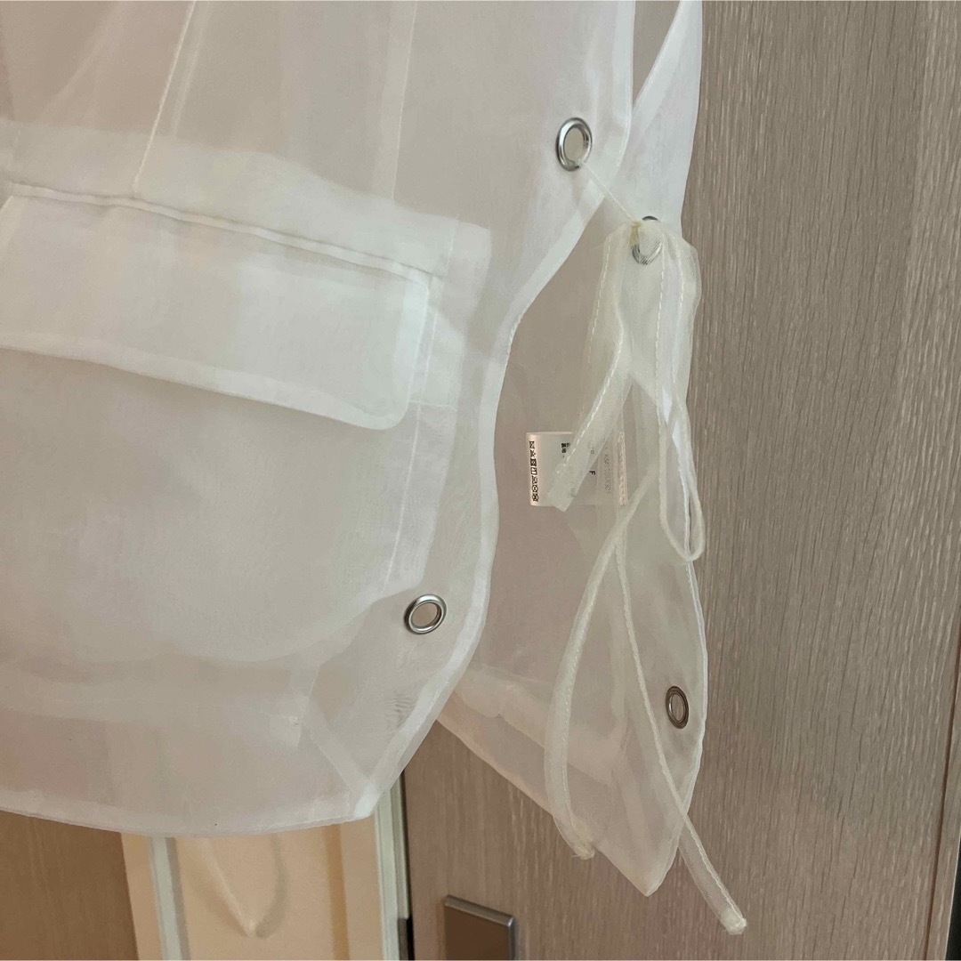 KNUTH MARF SHEER UNDULATE GILLET ホワイトF