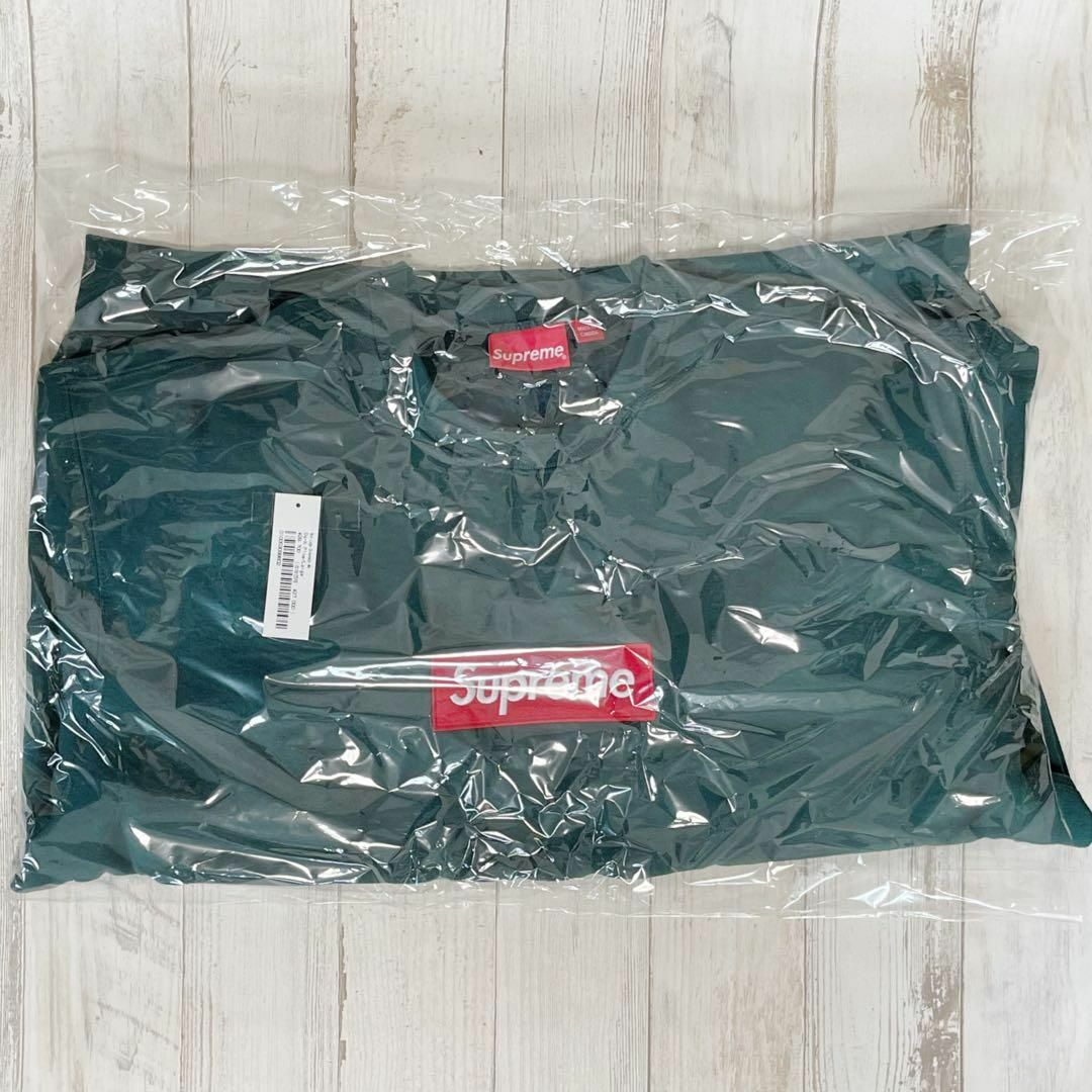 Supreme シュプリーム スウェット サイズ:L 18AW ボックスロゴ クルーネック スウェットシャツ Box Logo Crewneck Sweatshirt ダークグリーン トップス トレーナー【メンズ】