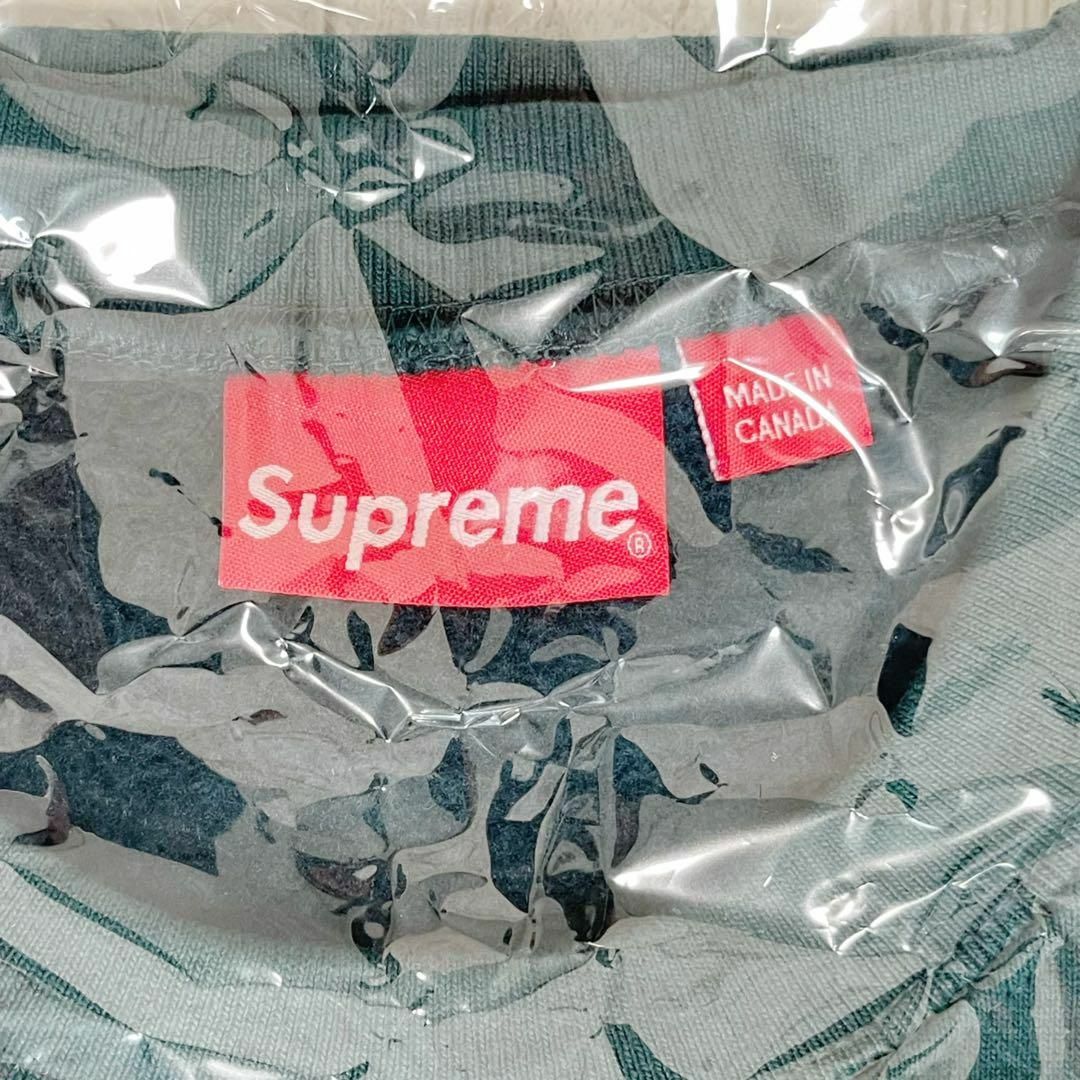 シュプリーム box logo クルーネック ダークパイン Lサイズ