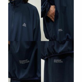L フレッシュサービス UTILITY PACKABLE SUIT 緑ナイロンジャケット