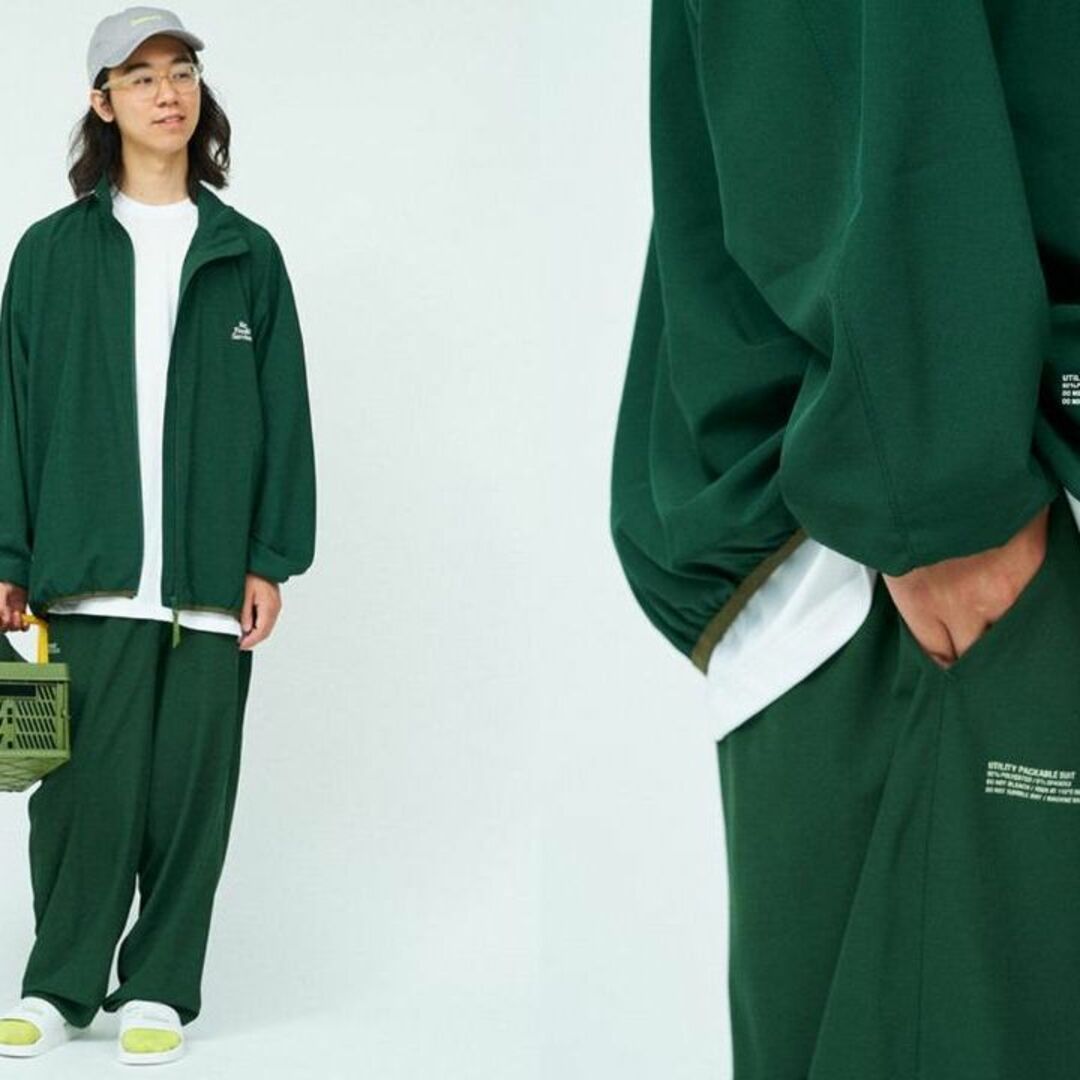 M フレッシュサービス UTILITY PACKABLE SUIT 緑-