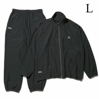 L　フレッシュサービス　UTILITY PACKABLE SUIT　黒(ナイロンジャケット)