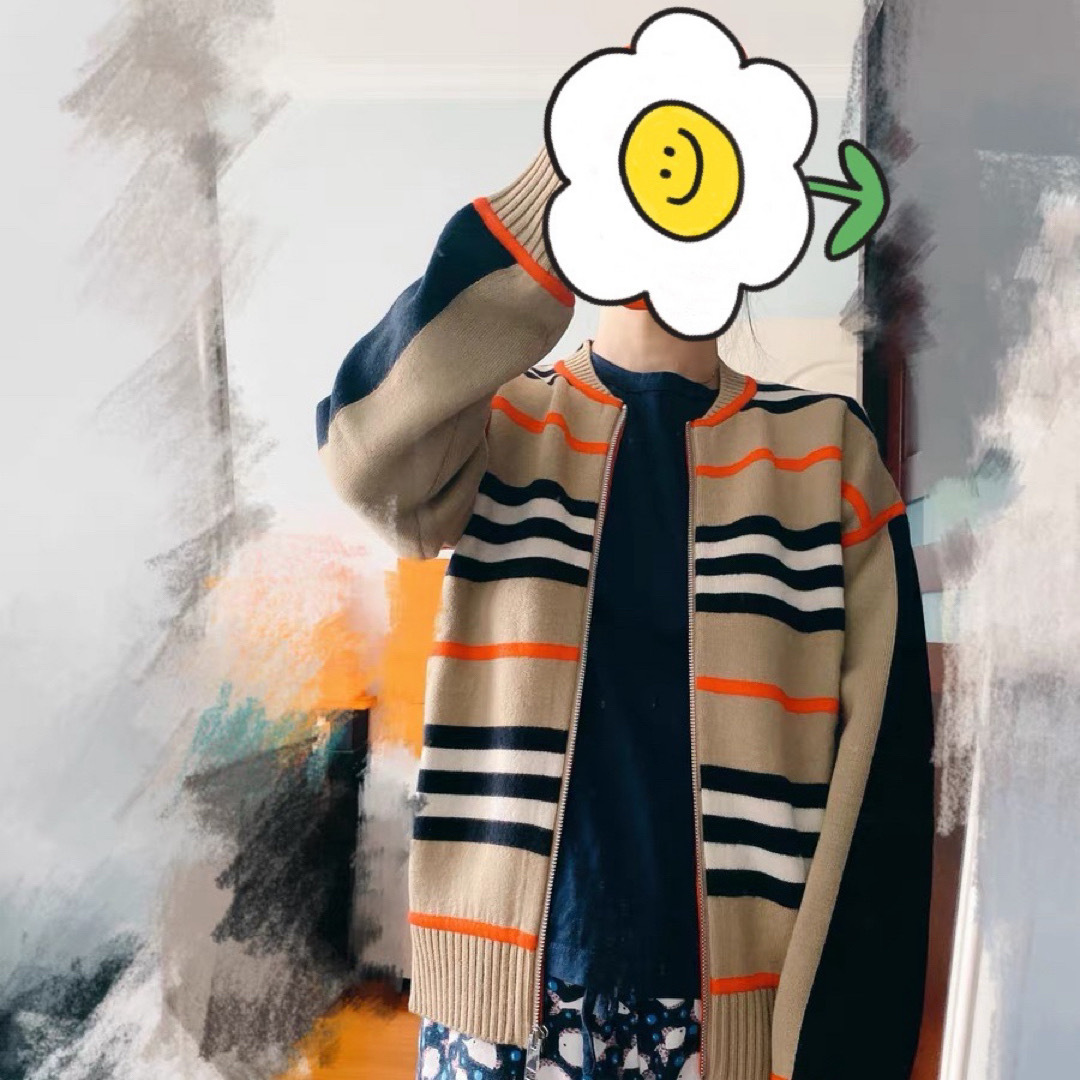 BURBERRY - バーバリー アイコンストライプ ウールカシミア BURBERRY - バーバリー アイコンストライプ ウールカシミア