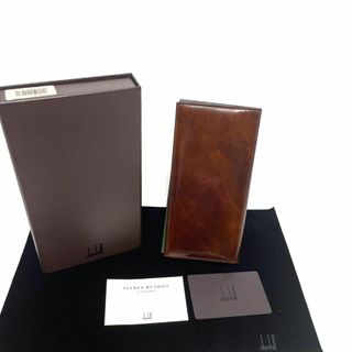 ダンヒル(Dunhill)のダンヒル FT1000B クラブライン 二つ折り 長財布 ブラウン 専用箱 本革(折り財布)