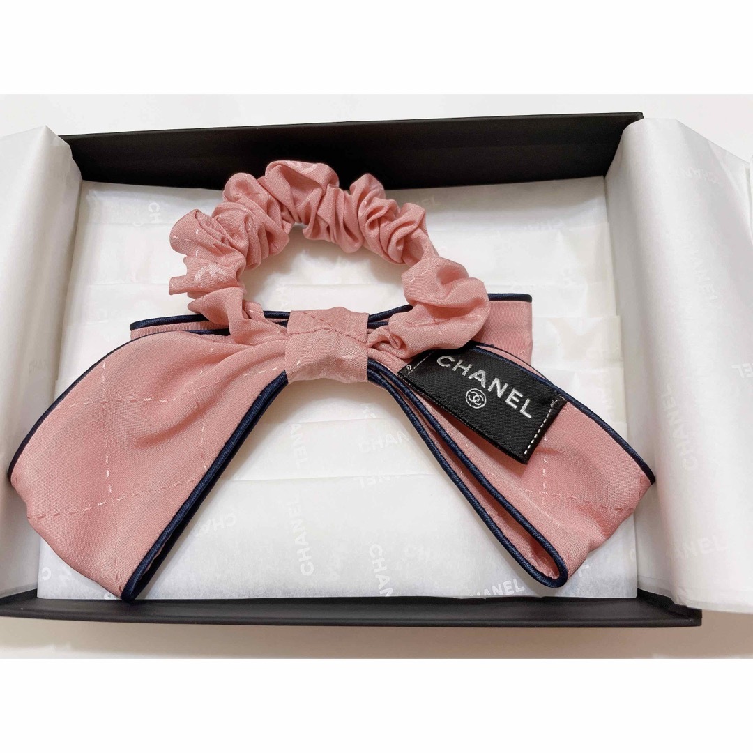 CHANEL シャネル リボン シュシュ 正規品 新品未使用 購入証明あり CHANEL シャネル リボン シュシュ 正規品 新品未使用 購入証明あり