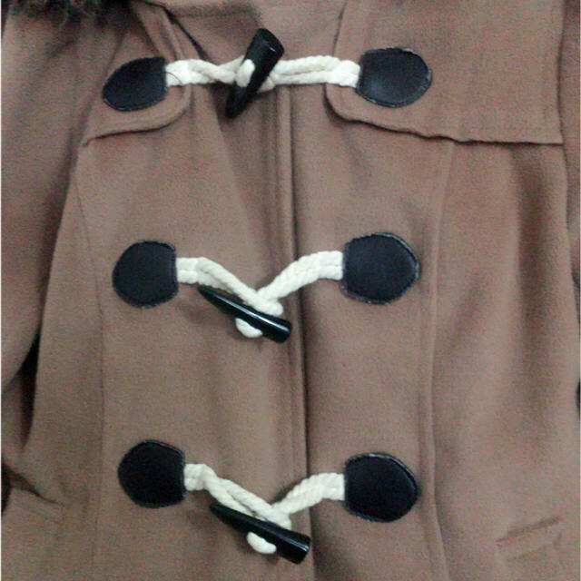 ダッフルコート キャメル レディースのジャケット/アウター(ダッフルコート)の商品写真