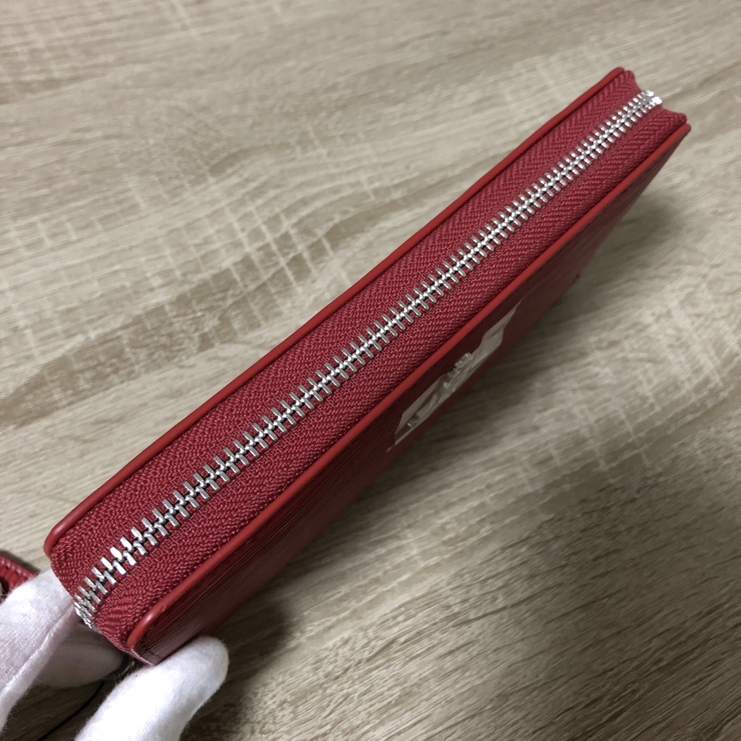 ★未使用★ヴィヴィアンウエストウッド 長財布 レッド ラウンドファスナー 箱付き