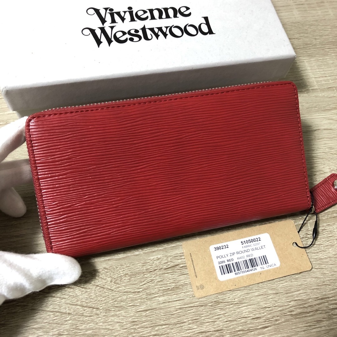 新品 ヴィヴィアン ウエストウッド Vivienne Westwood 長財布 レッド
