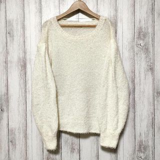 ジーユー(GU)のGU　ジーユー　(M)　フェザーヤーンセーター(ニット/セーター)