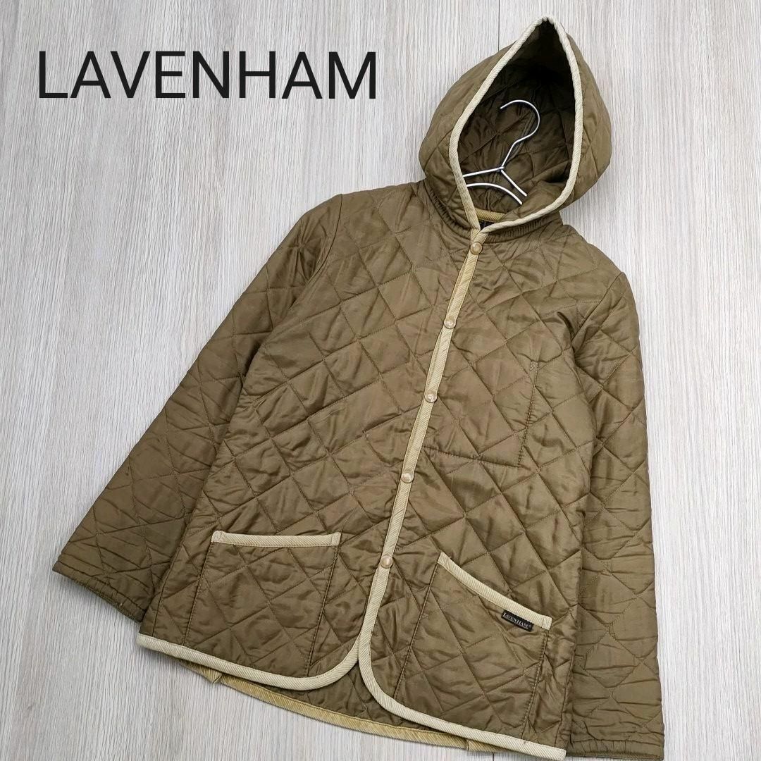 LAVENHAM - LAVENHAM キルティング ジャケット コート サイズ36 フード