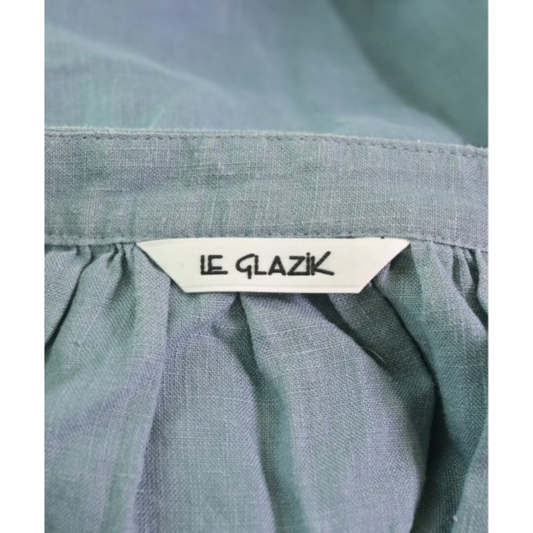 LE GLAZIK(ルグラジック)のLe glazik ルグラジック ワンピース 36(S位) 青系 【古着】【中古】 レディースのワンピース(ひざ丈ワンピース)の商品写真