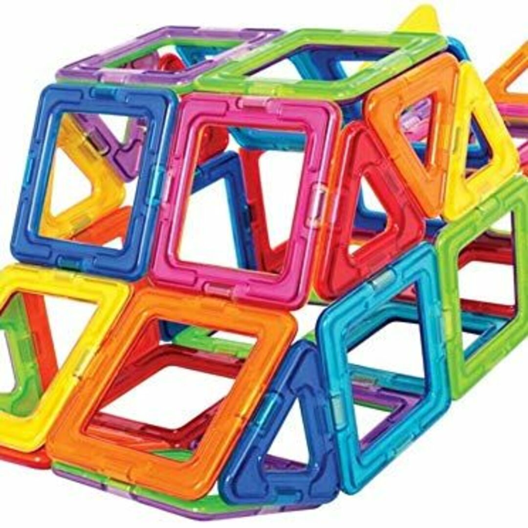 iKing マグネットブロック 60PCS クラシック磁石玩具 ブロックラボ 知 1