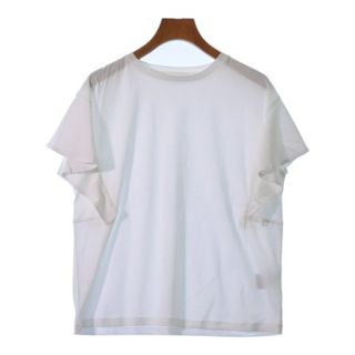 オペークドットクリップ(OPAQUE.CLIP)のOPAQUE.CLIP Tシャツ・カットソー 40(L位) 白 【古着】【中古】(カットソー(半袖/袖なし))