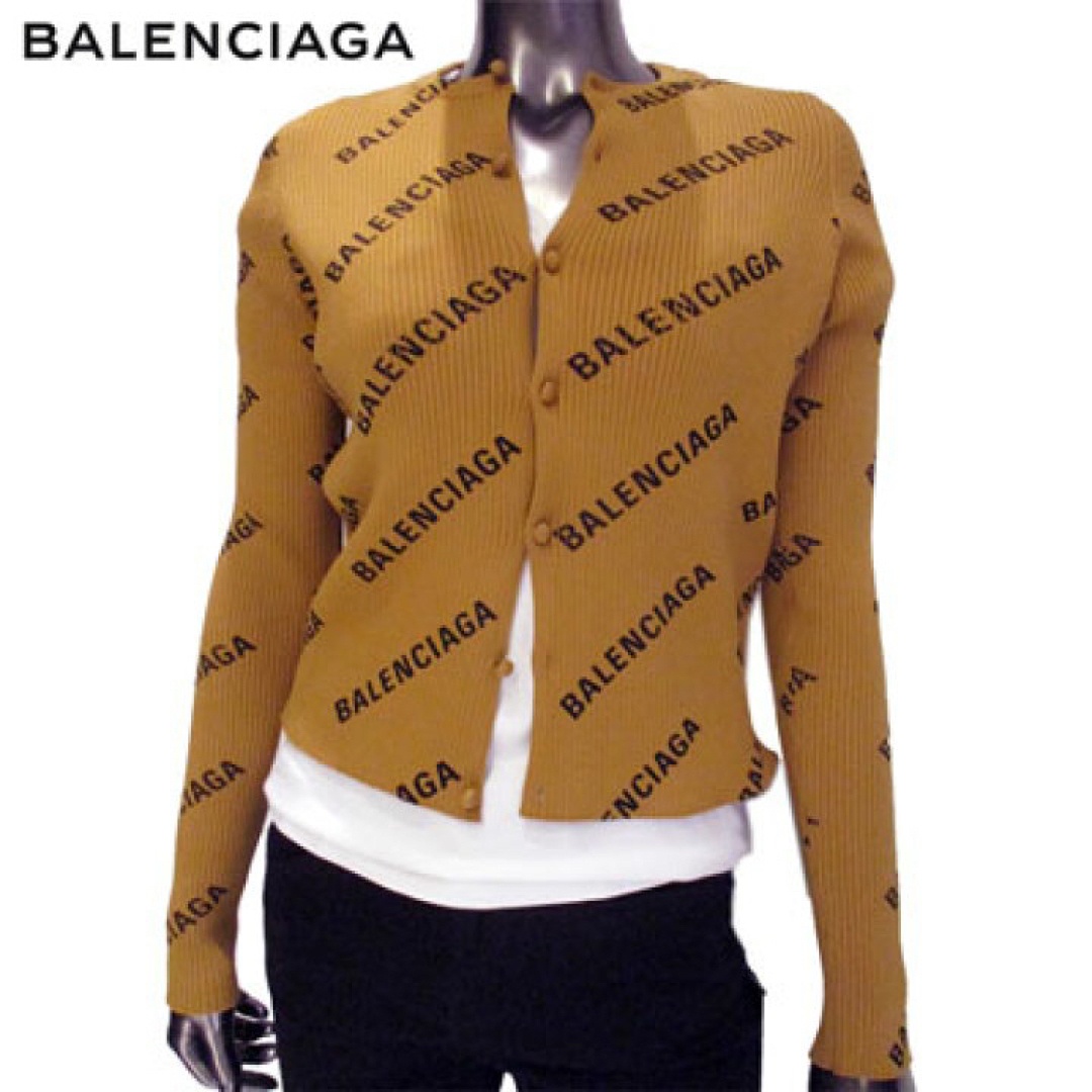 balenciaga バレンシアガ　ロゴ　リブニット