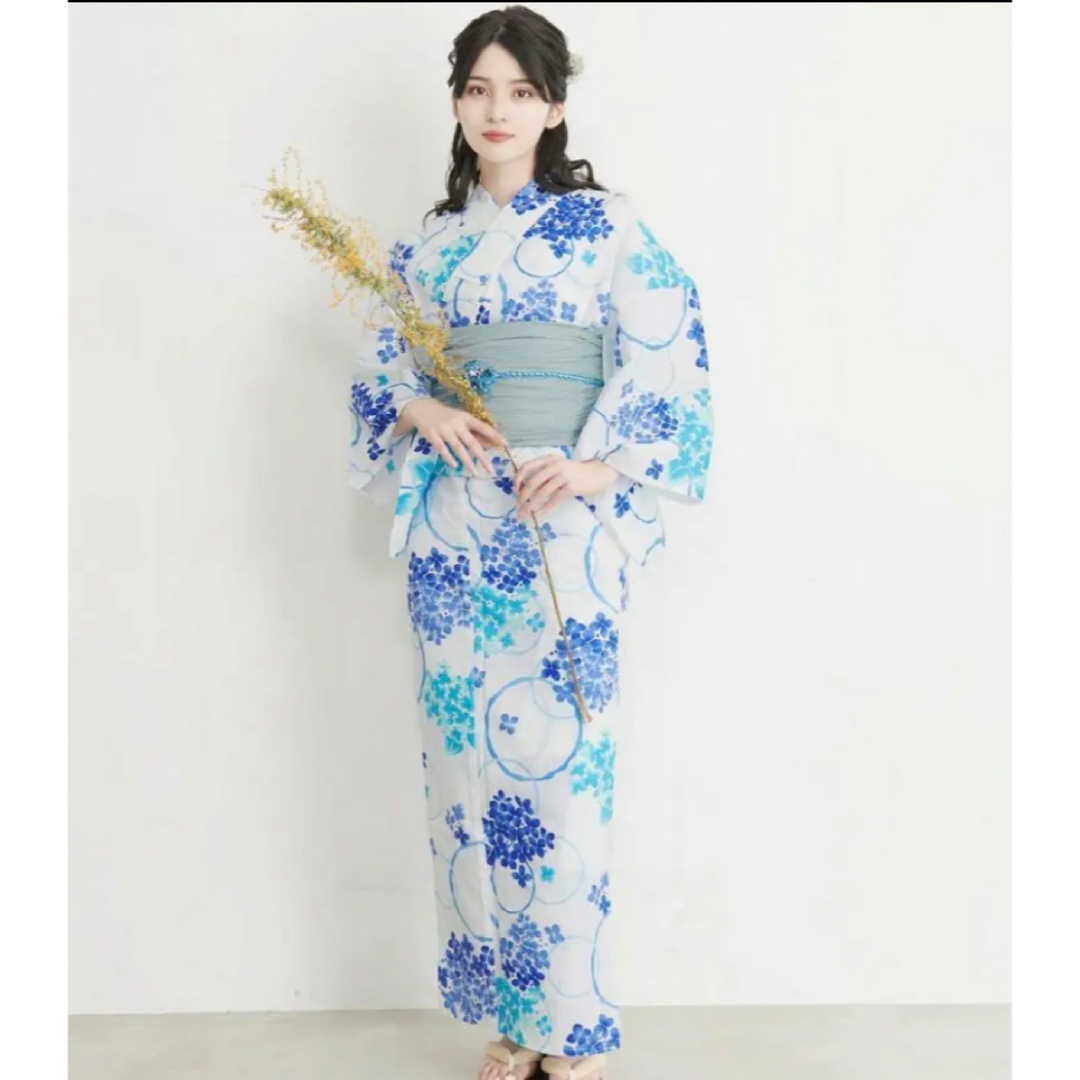 日本一掃 浴衣5点セット 朝凪の泡沫紫陽花 Dita 浴衣 dr-julien-mailly