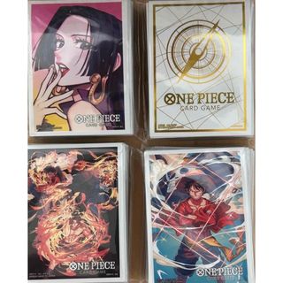 【新品未使用】ONE PIECEカードリミテッドカードスリーブ 4種セット(カードサプライ/アクセサリ)