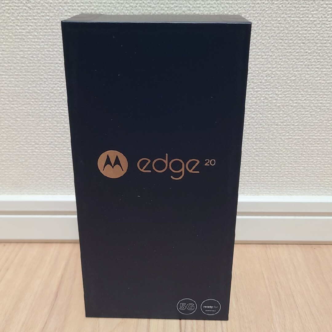 新品 MOTOROLA edge 5G対応 フロストオニキス40Ahメモリ容量