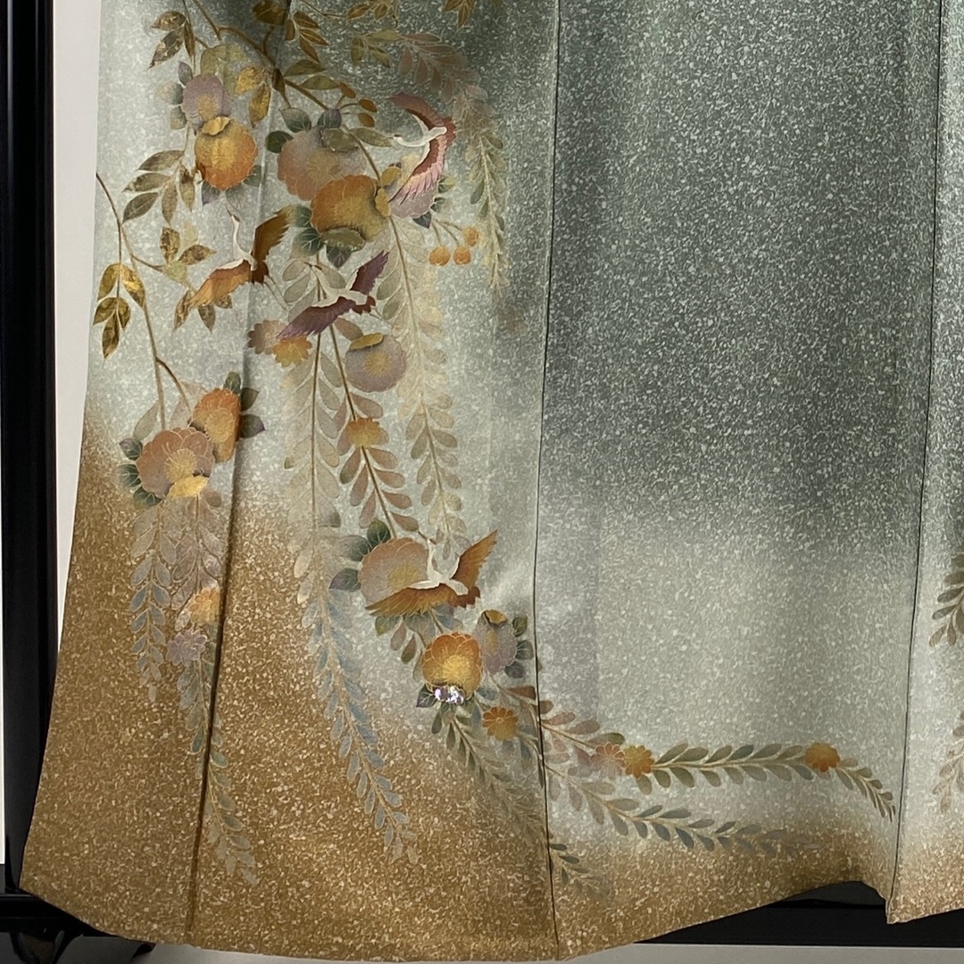 訪問着 身丈159.5cm 裄丈63.5cm 正絹 秀品 【中古】