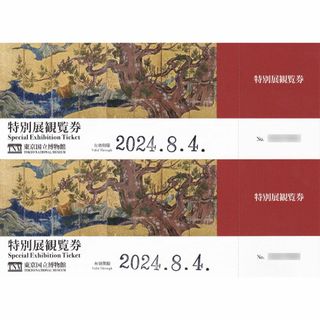 東京国立博物館 特別展鑑賞券2枚セット 古代メキシコ展 やまと絵展 A(美術館/博物館)