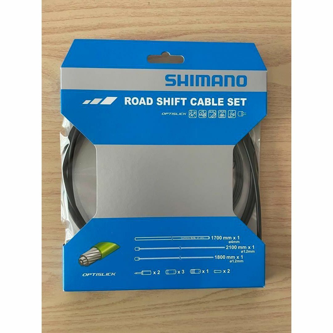SHIMANO(シマノ)の【新品】 シフトケーブルセット オプティスリック ROAD Y60198010 スポーツ/アウトドアの自転車(パーツ)の商品写真