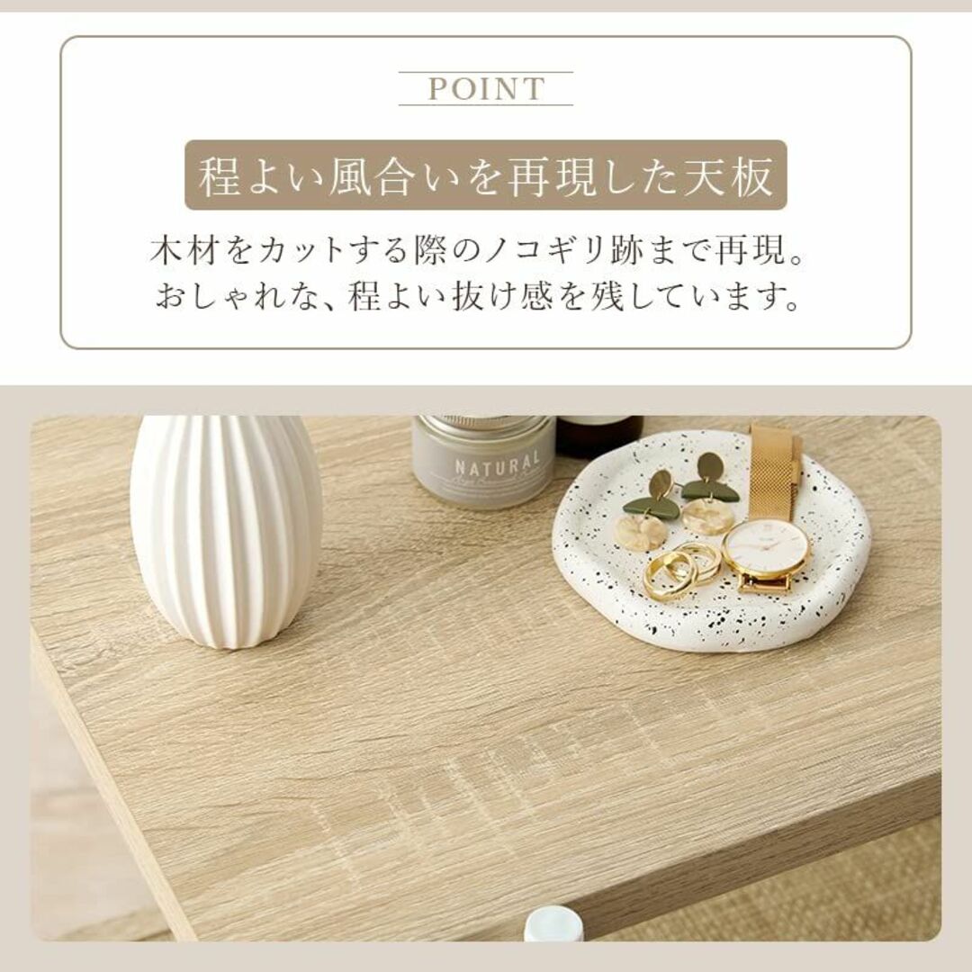 萩原 サイドテーブル ソファサイドテーブル 丸 円形 ラタン 籐 韓国風