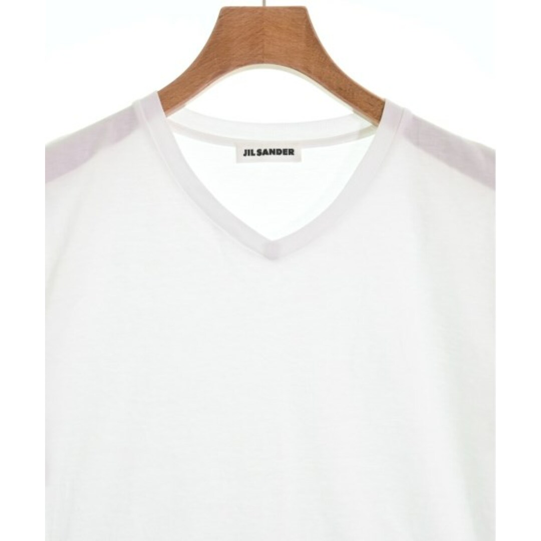 Jil Sander(ジルサンダー)のJIL SANDER ジルサンダー Tシャツ・カットソー M 白 【古着】【中古】 メンズのトップス(Tシャツ/カットソー(半袖/袖なし))の商品写真