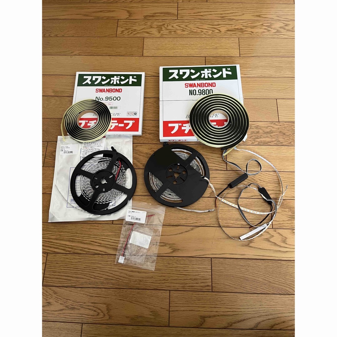 修理済み不具合無し! 加工ヘッドライト アルファード30後期 2眼用3眼