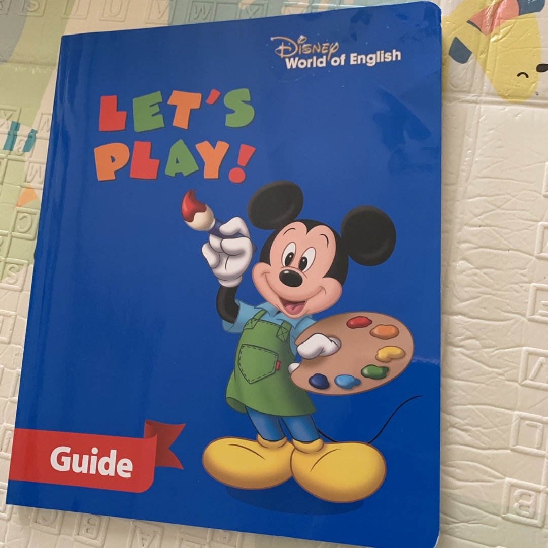 Disney(ディズニー)のDWE  レッツプレイ　Blu-ray ガイドブックセット キッズ/ベビー/マタニティのおもちゃ(知育玩具)の商品写真