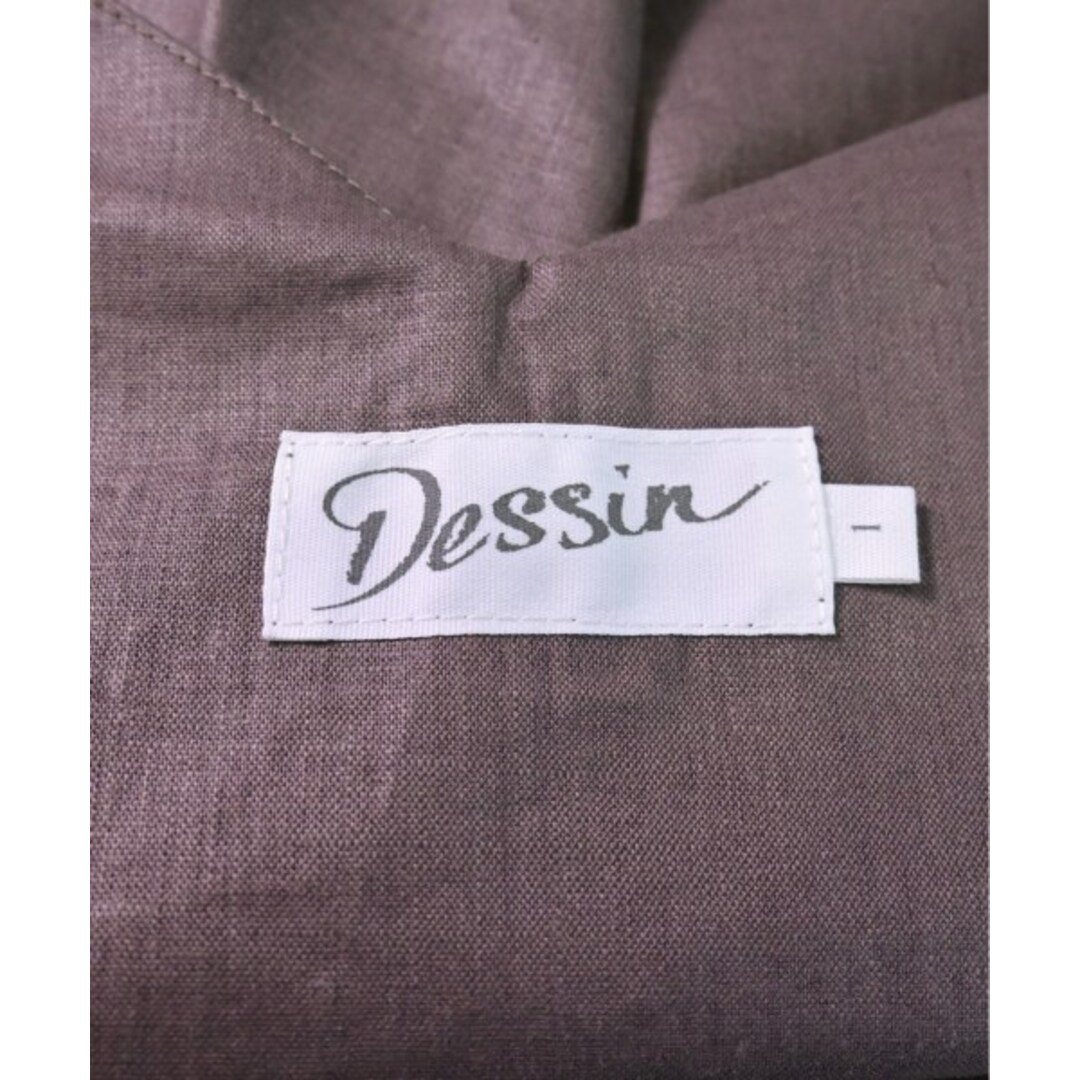 Dessin(デッサン)のDessin デッサン ワンピース 1(S位) 茶 【古着】【中古】 レディースのワンピース(ひざ丈ワンピース)の商品写真