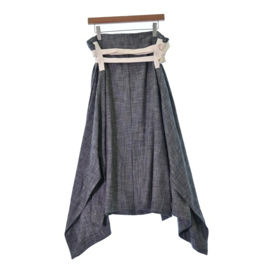 PLAN C プランシー ロング・マキシ丈スカート 38(M位) グレー系-tops