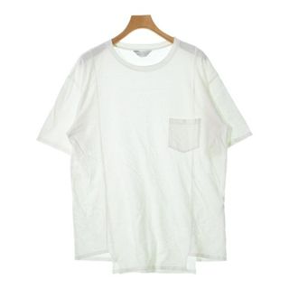 アンユーズド(UNUSED)のUNUSED アンユーズド Tシャツ・カットソー 2(M位) 白 【古着】【中古】(Tシャツ/カットソー(半袖/袖なし))