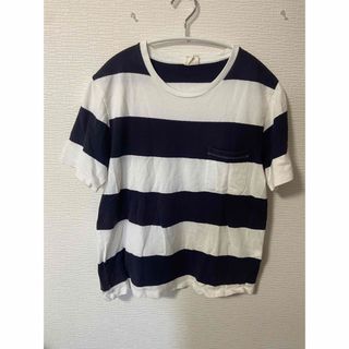 ユナイテッドアローズ(UNITED ARROWS)のGREEN LABEL  RELAXING ボーダートップス(Tシャツ/カットソー(半袖/袖なし))