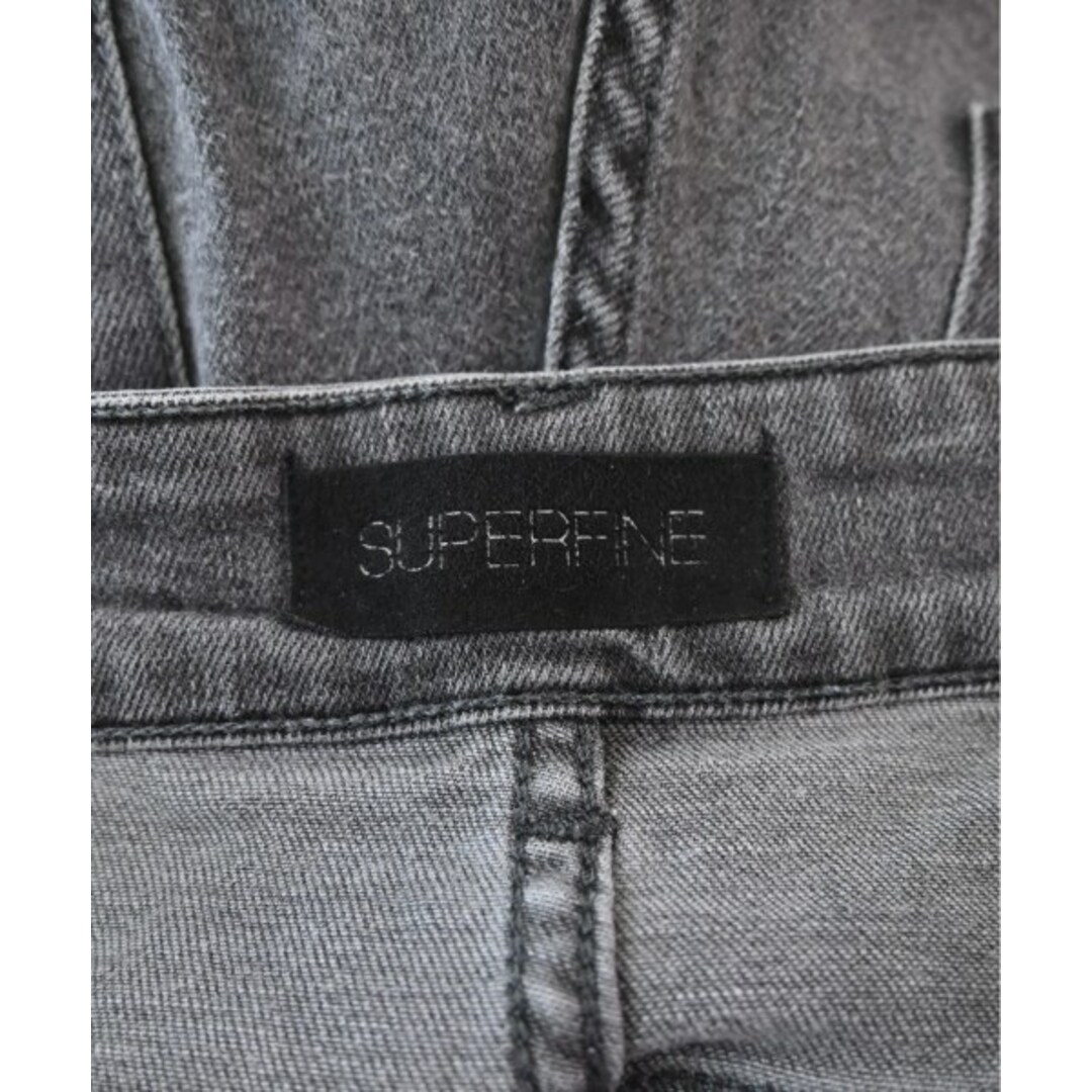 SUPERFINE(スーパーファイン)のsuperfine デニムパンツ 30(M位) グレー(デニム) 【古着】【中古】 メンズのパンツ(デニム/ジーンズ)の商品写真