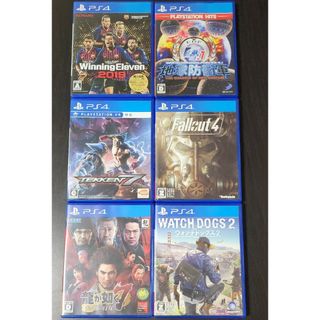 プレイステーション4(PlayStation4)の【PS4】龍が如く7  ウィッチドッグス2 Fallout4 他 6本セット(家庭用ゲームソフト)