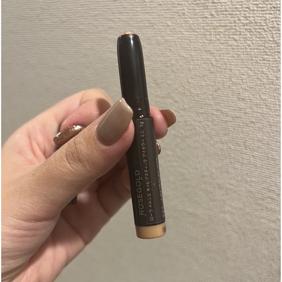 laura mercier(ローラメルシエ)のハレ様専用　ローラメルシエキャビアスティックアイカラー9Rosegoldミニ コスメ/美容のベースメイク/化粧品(アイシャドウ)の商品写真