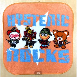 ヒステリックミニ(HYSTERIC MINI)のヒスミニ☆正規品☆レア☆新品☆ハンドタオル☆オレンジ☆ロック☆ギター(その他)