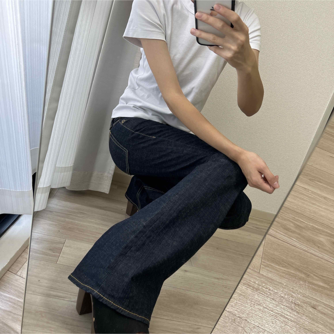 moussy(マウジー)のmoussy フレアデニムパンツ ジーンズ 25インチ rienda SLY レディースのパンツ(デニム/ジーンズ)の商品写真