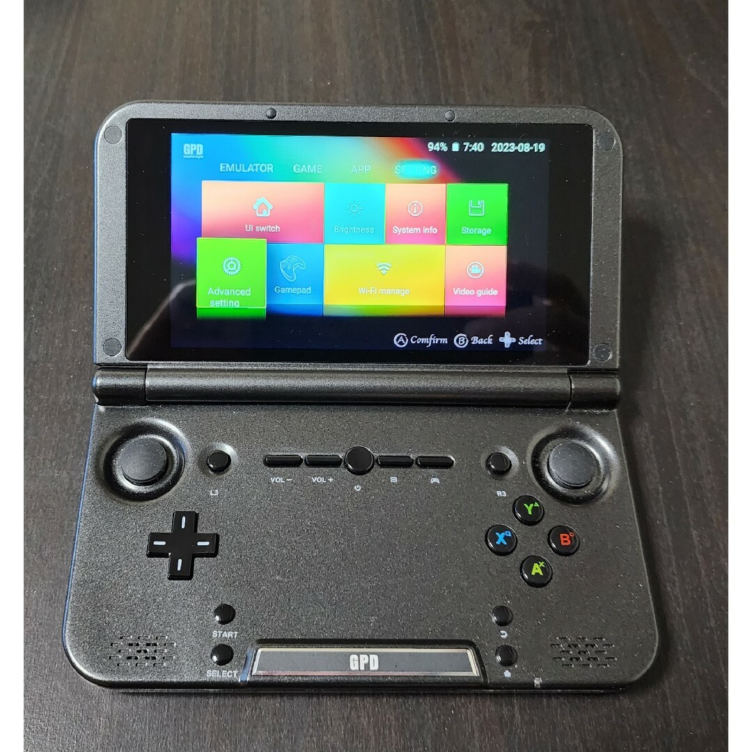 ANDROID(アンドロイド)のGPD XD Plus  (5インチAndroidゲーム機) エンタメ/ホビーのゲームソフト/ゲーム機本体(携帯用ゲーム機本体)の商品写真