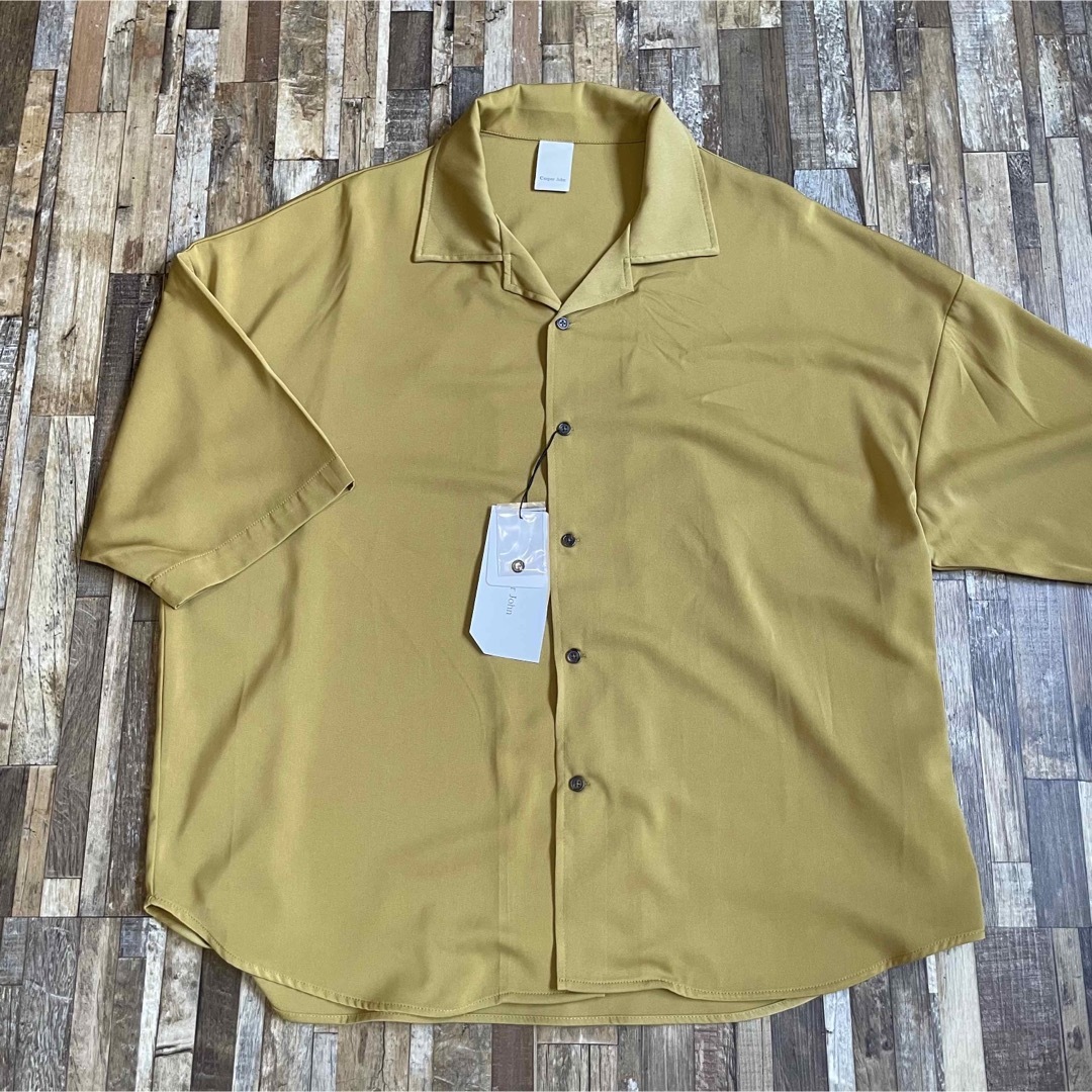 CasperJhon Dolman Shirt マスタード M 半袖 くすみ